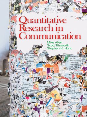 cover image of Quantitative Research in Communication